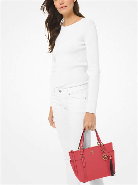 shopper nomad small michael kors|Nomad Small Saffiano Leather Top.